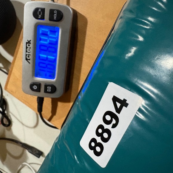 Tommy Bahama Mens Teal Blue Marl Quarter Zip Pullover Sweatshirt Size XL 8894 - Picture 8 of 8